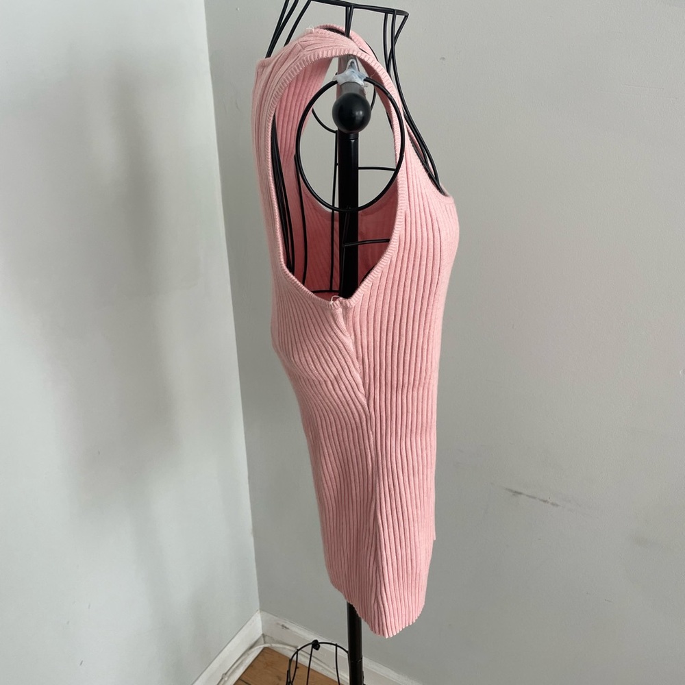 Blush Ribbed Tank Top - Picture 4 of 6